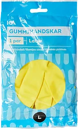 Gummihandske Large 1-p