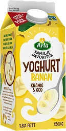 Fruktyoghurt Familjefavoriter Banan 1,8% ®