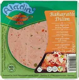 Baharatli Dili Kalkon Mortadella Skivad