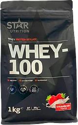Proteinpulver Jordgubbssmak Whey-100