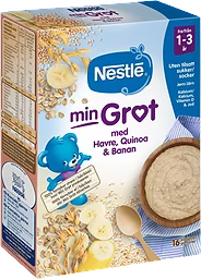 Min Gröt Havre, quinoa & banan 1år 16p 450g