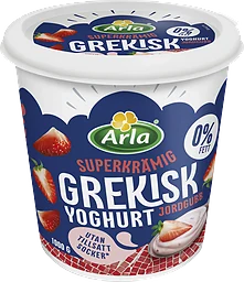 Jordgubb Grekisk Yoghurt