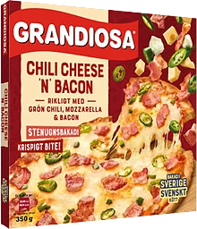 Pizza X-tra allt Chili Cheese Bacon