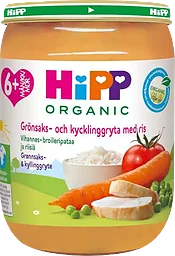Grönsaks Kycklinggryta M Ris