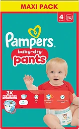 Byxblöjor Baby Dry Pants Strl 4 9-15kg Maxi