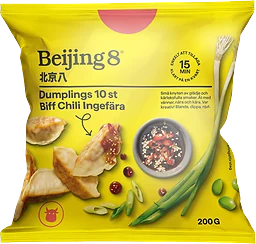 Dumplings Biff, chili & ingefära 10-pack