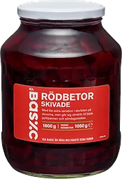 Skivade Rödbetor 1600g