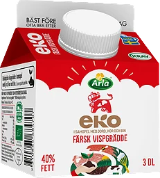 Vispgrädde Färsk 40% Eko
