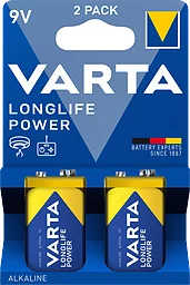 Batteri Longlife Power 9V 2-pack