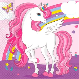 Servett Unicorn 33cm 20-p