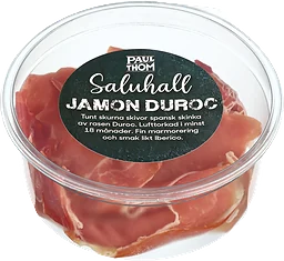 Skinka Lufttorkad Jamon Duroc Saluhall 18 Månader