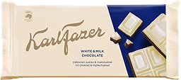 Chokladkaka Vit- & mjölkchoklad