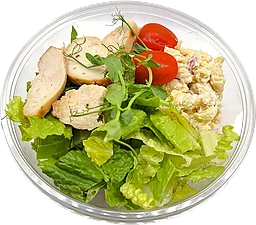 Portionsrätt Krämig Caesarsallad Med Kyckling 340g