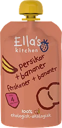 Persikor Banan Puré Från 4 Månader