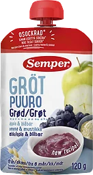 Grötklämmis Blåbär & äpple 6 Mån