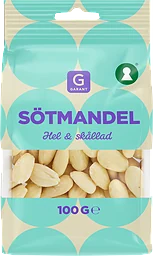 Mandel Skållad Hel