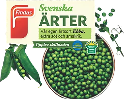 Ärter Frysta