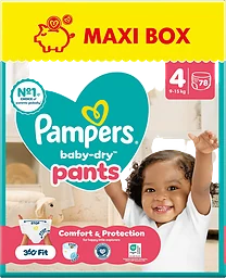 Blöjor Baby Dry Pants 4 Maxi 9-15 kg
