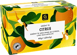 Citrus Grönt Te