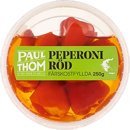 Peperoni Färskostfylld Röd