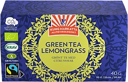 Grönt te Citrongräs 20-p KRAV