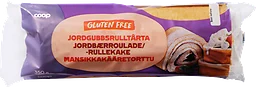 Glutenfri Jordgubbsrulltårta