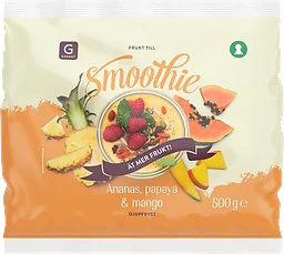 Smoothie Ananas Papaya Mango Fryst