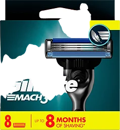 Rakblad Mach3 8-pack