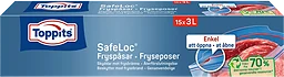 Fryspåsar med dubbelförslutning 3l
