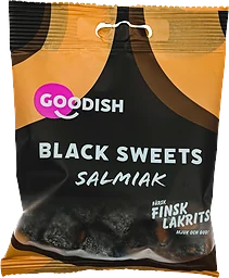 Lakrits Black Sweets Salmiak Finsk Lakrits