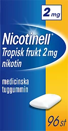 Tuggummi Tropisk Frukt 2 Mg