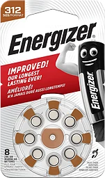Hörapparatsbatteri 312 TL8 8-p
