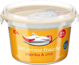 Crème fraiche Lätt Paprika & chili 11%