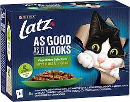 Kattmat Grönsaker i gelé 12-pack