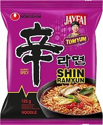 Snabbnudlar Shin Ramyun Tomyum 123g