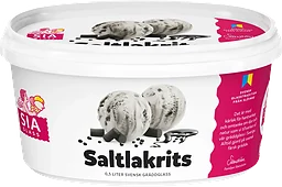 Gräddglass Saltlakrits