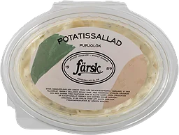 Potatissallad purjolök