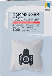 Dammsugarpåse 1000 5-p
