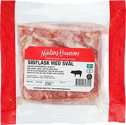 Sidfläsk i bit ca
