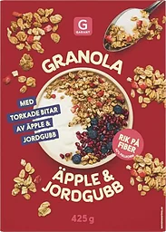 Äpple Jordgubb Granola