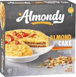 Glutenfri Mandeltårta