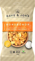 Bondbönor Rostade Havssalt