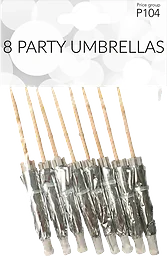 Partyparaply Silver 8-pack