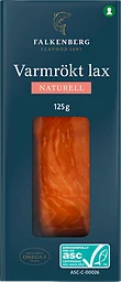 Varmrökt Lax Naturell Portionsbit