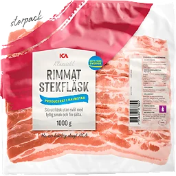 Stekfläsk Rimmat Skivat