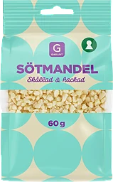 Hackad Mandel Skållad