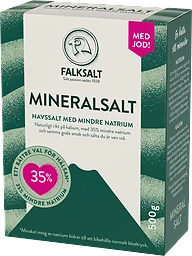 Mineralsalt Havssalt Mindre Nat med Jod