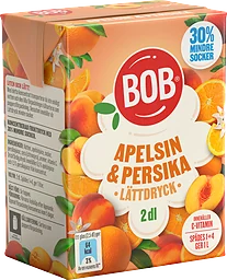 Apelsin Persika Lättdryck