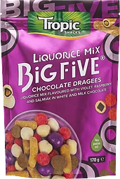 Lakritsmix Chokladdragéer