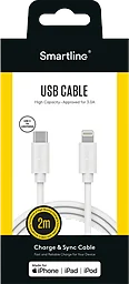 USB-C till Lightning 2m vit